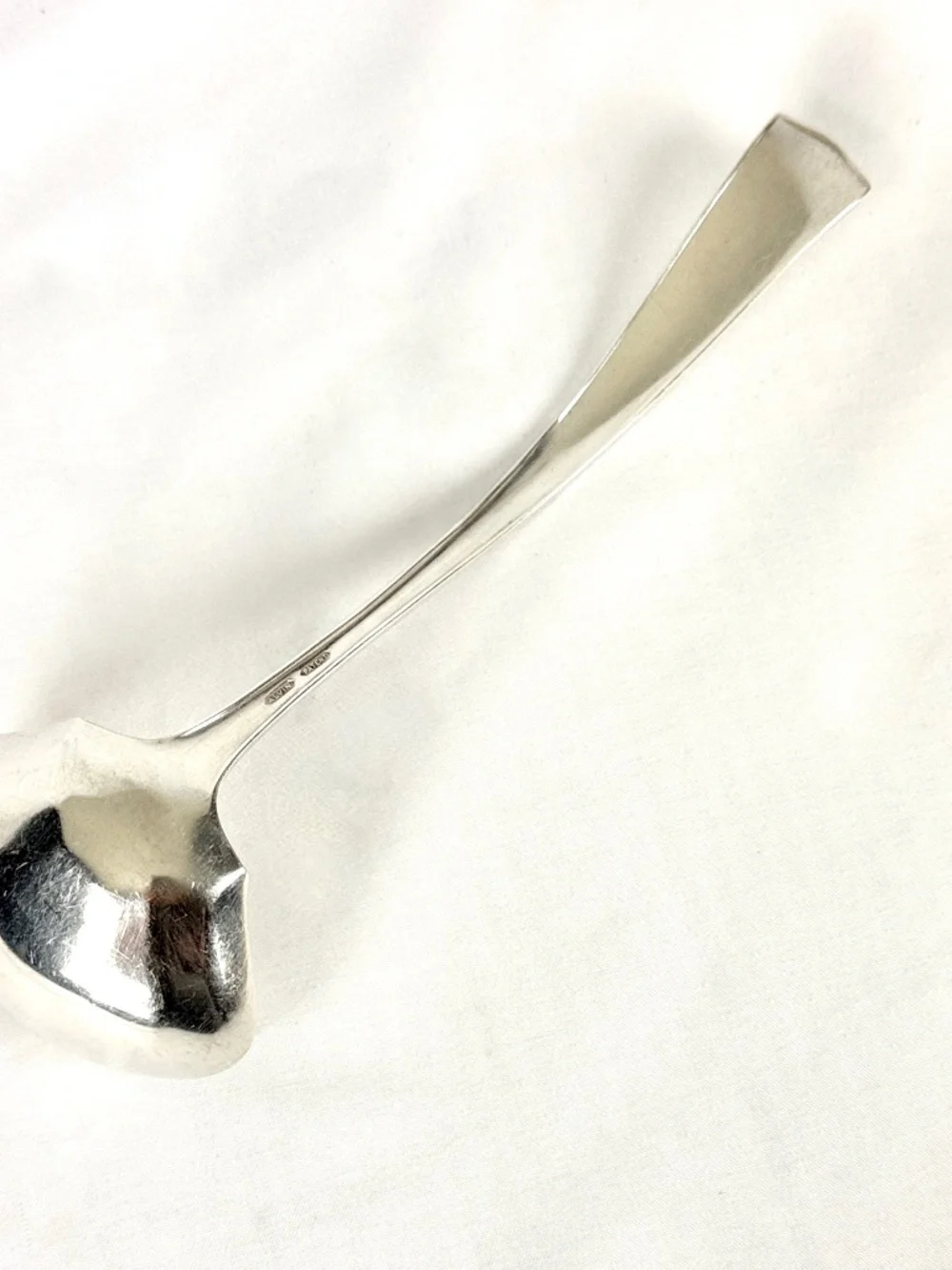 Vintage 1915 Lafayette Alvin Silverplate Gravy Ladle 7 1/8in Long Unique Bowl
